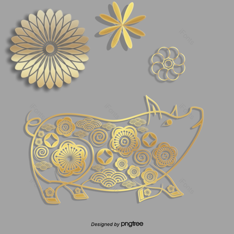 春节图片,剪纸元素,新春PNG,新年免抠素材
