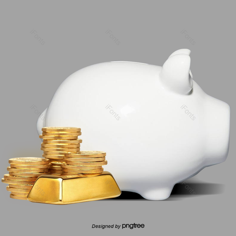 白色图片,金钱元素,PNG,免抠素材