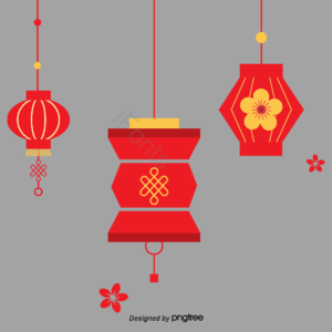 新春 春节 新年 红色 喜庆 灯笼 中国传统文化