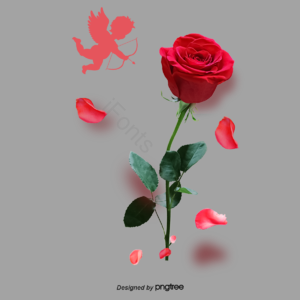 png元素 丘比特 情人节 玫瑰 花瓣 玫瑰剪贴画 情人节剪贴画 吉日