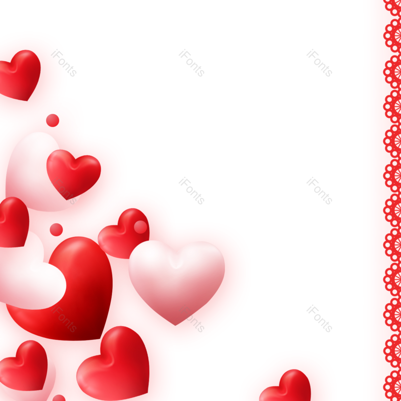 节日图片,可爱的元素,白色PNG,情人节元素免抠素材