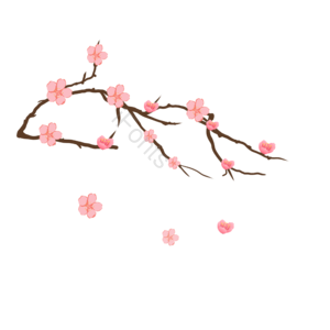 樱花 树枝 粉色 浪漫 桃花 樱花节 素材 春