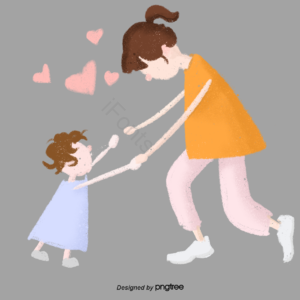 母女 亲子 女人 女孩 复古 家人 小孩 可爱