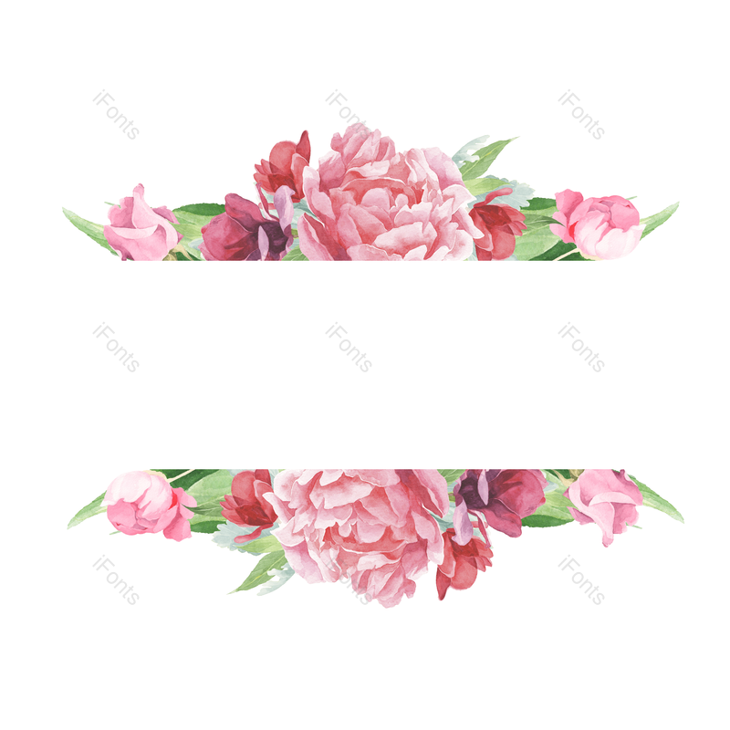 婚礼边框图片,浪漫元素,春季PNG,粉色免抠素材