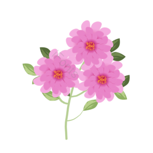 春天 花开海报 踏春 花朵 手绘风 卡通花束 一束花 情人节