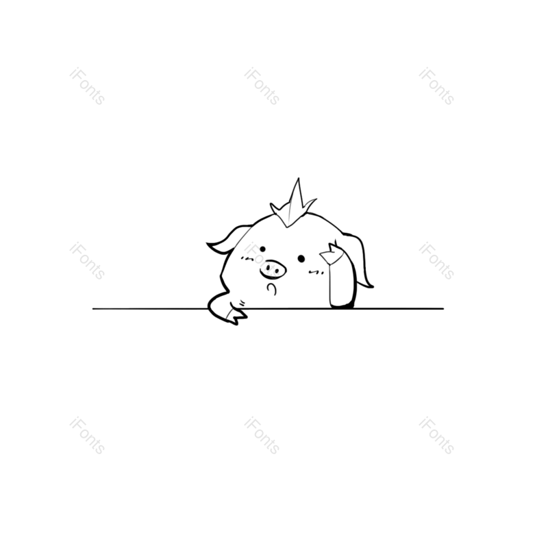 卡通图片,插画元素,简约PNG,免抠素材