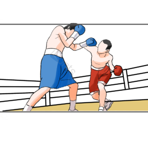 游戏 拳击 谢和 室内 运动 人物 移动支付 拳击剪贴画