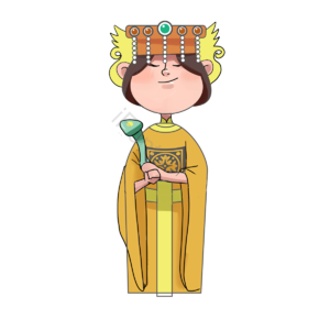 台湾特色 妈祖节 妈祖 元素 宗教 插画 卡通 繁体中文