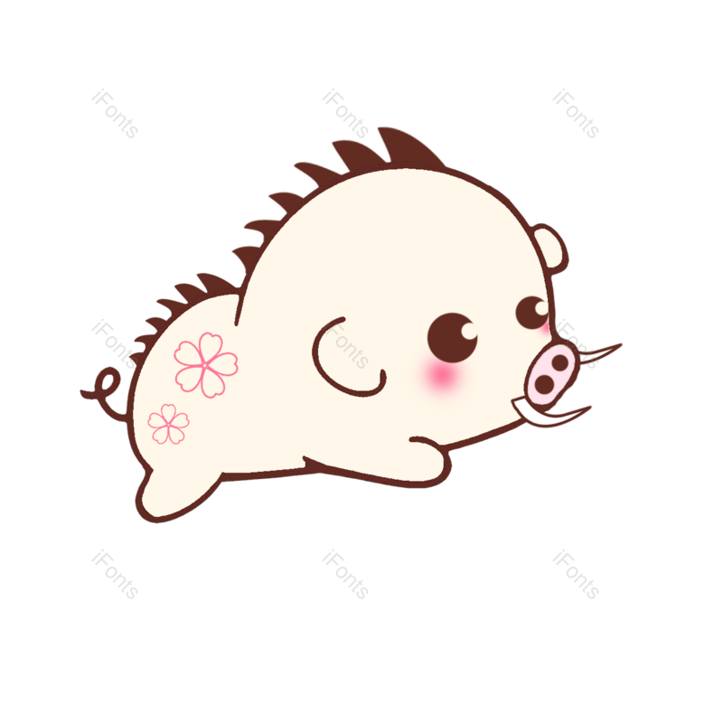 元素图片,卡通元素,清新PNG,奔跑免抠素材