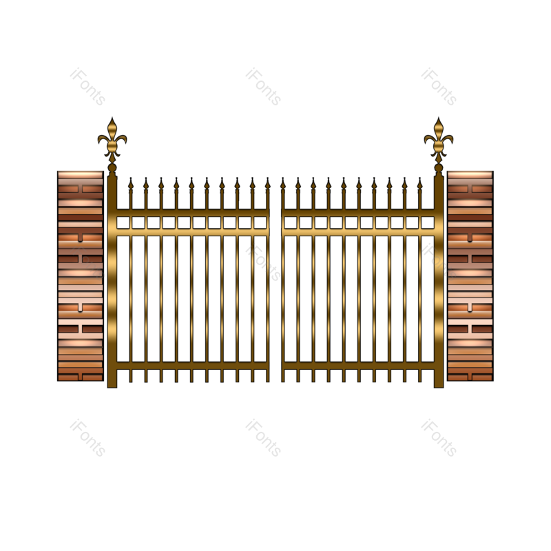 元素图片,卡通元素,插画PNG,大门免抠素材