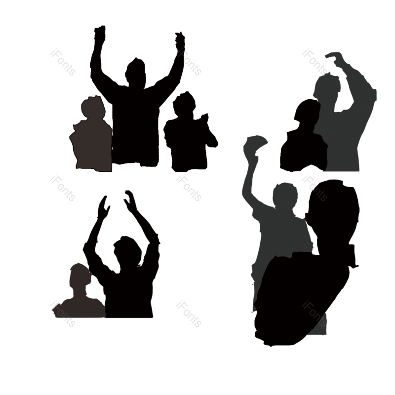 卡通图片,插画元素,人物PNG,简约免抠素材