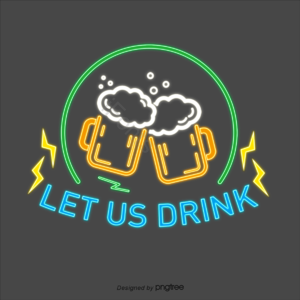 发光的 啤酒嗨翻天 庆祝 取色 玻璃类 气泡 灯管 碰杯