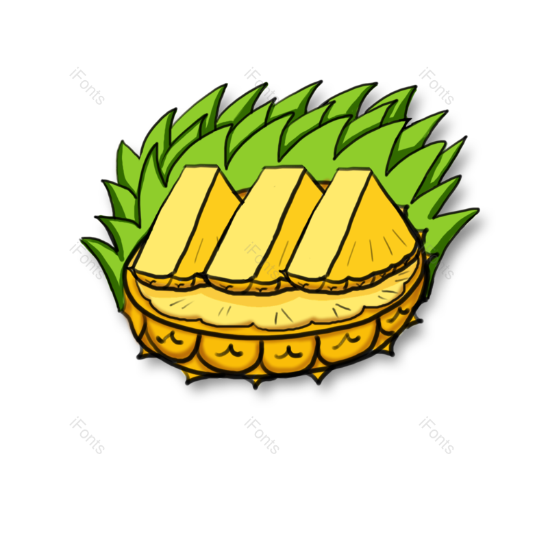 插画图片,手绘元素,金色PNG,黄色免抠素材