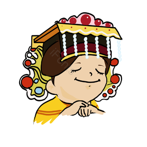 人物 元素 卡通 可爱 妈祖 妈祖节 宗教 微笑