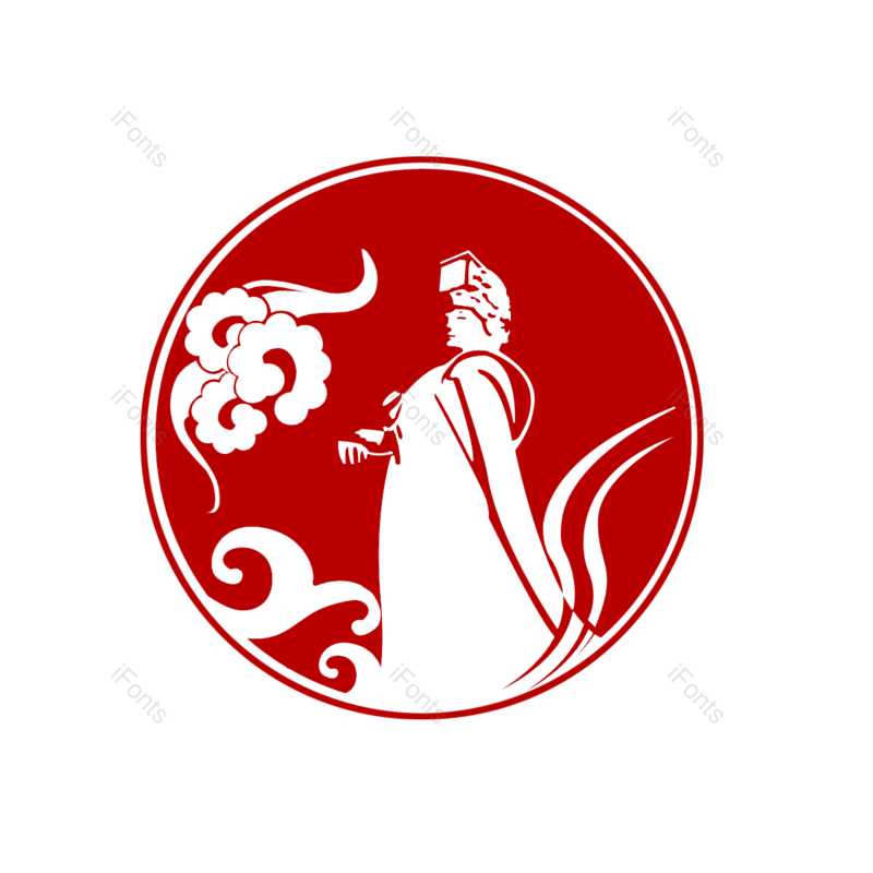 祥云图片,文艺元素,剪纸PNG,红色免抠素材