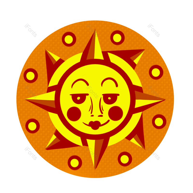 卡通图片,插画元素,太阳PNG,阳光免抠素材