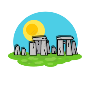 动画片 巨石阵 巨石阵遗址 建筑 苍白 英国 卡通剪贴画 伦敦