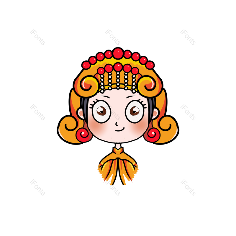 元素图片,卡通元素,人物PNG,黄色免抠素材