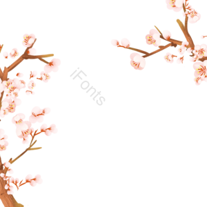 动画片 唯美主义 手绘 春天 厂 樱花 浅色 柔软苍白