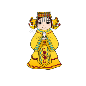 妈祖节 迎妈祖 创意妈祖像 手绘 卡通 插画 创意