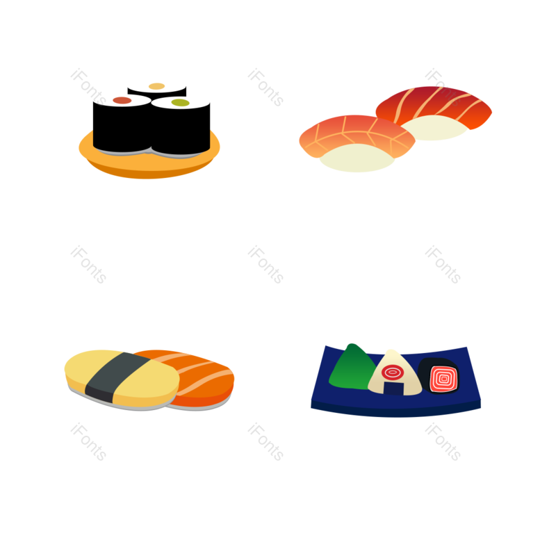 元素图片,蓝色元素,简约PNG,白色免抠素材