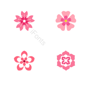 手绘 日本 春季 樱花 苍白 白色 粉 花瓣