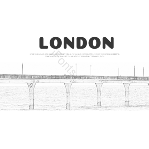 伦敦大桥 剪纸 华丽的 复古的 建筑 欧式风格 英国英伦 英国