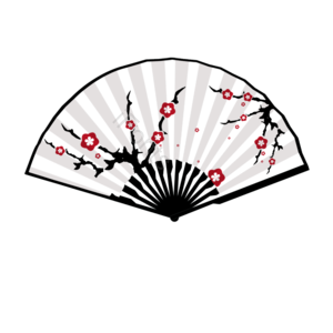 日式 和扇 樱花 樱花季