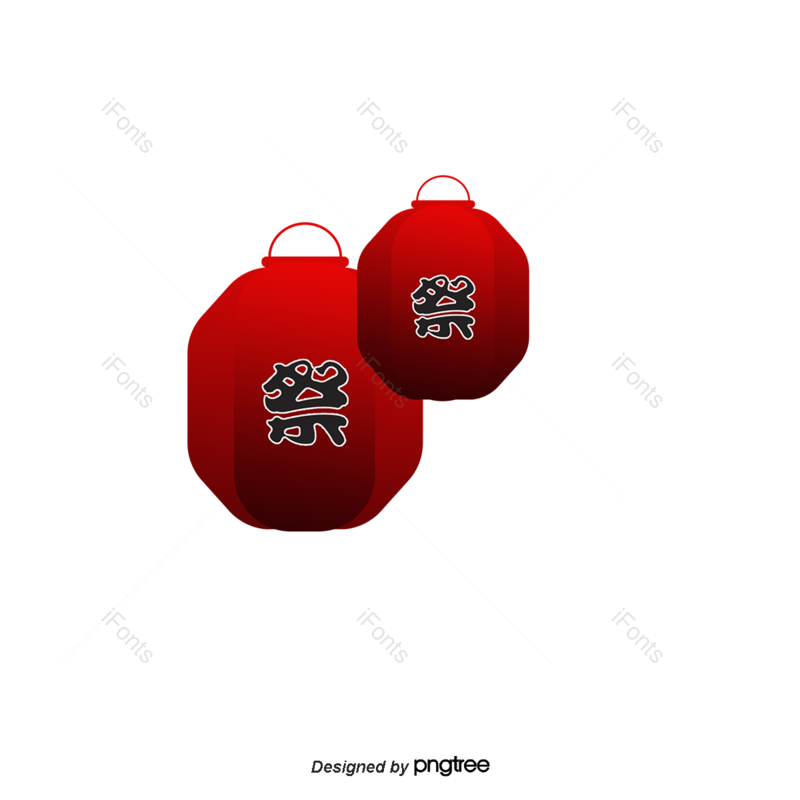 传统图片,插画元素,日本PNG,灯笼免抠素材