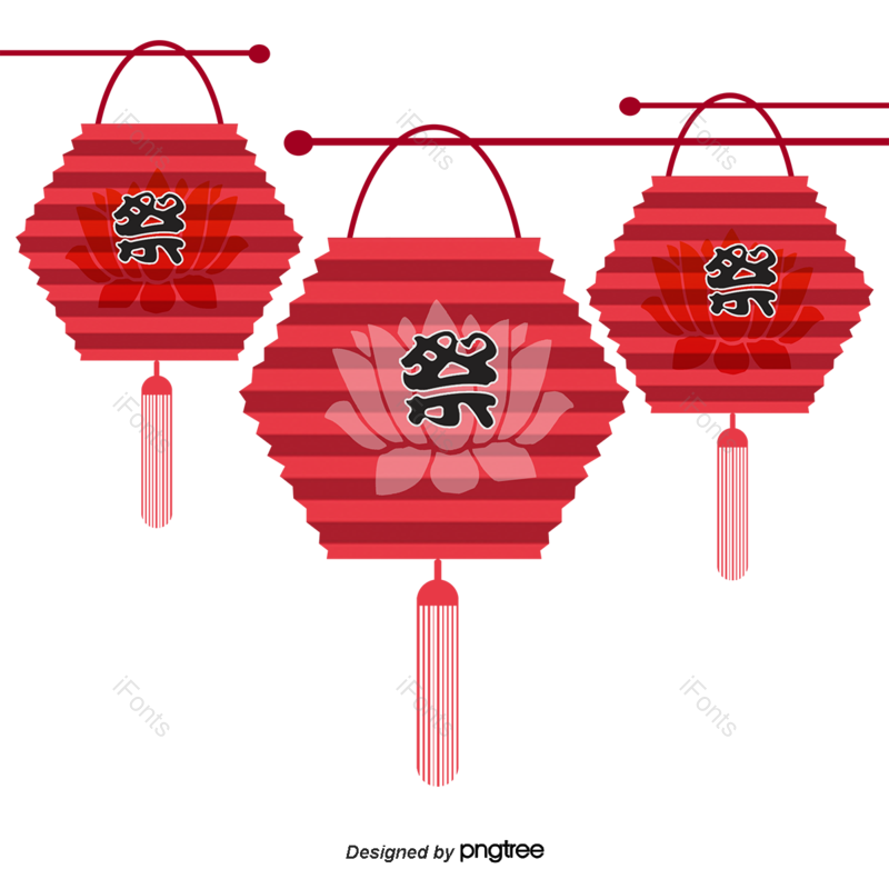 传统图片,插画元素,日本PNG,灯笼免抠素材