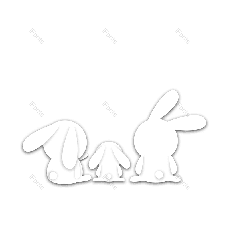 兔子图片,中秋节元素,动物PNG,玉兔免抠素材