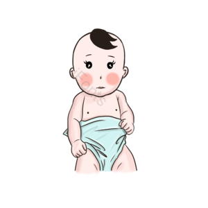 婴儿 宝宝 可爱 娃娃 小孩 形象设计 插画 卡通