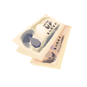 日本 日元 千円 货币 手绘 简约 日本银行 清新