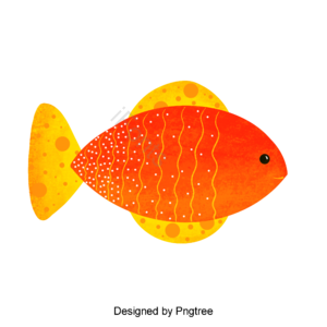 鱼 海鱼 热带鱼 红色 卡通鱼 