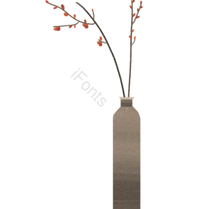 元素 动画片 装饰 分行 梅花 植物 红色 花呗