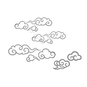 云彩 灰色 立体