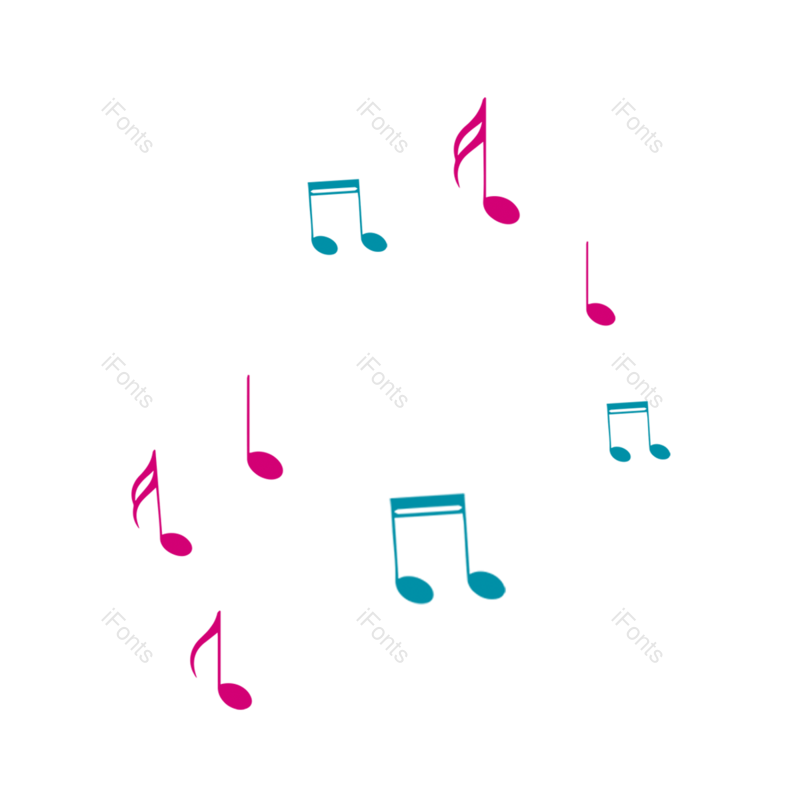 装饰图片,缤纷元素,音乐PNG,彩色免抠素材