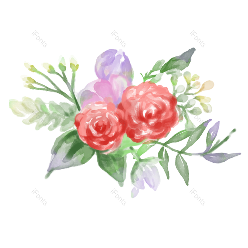 元素图片,清新元素,绿叶PNG,花卉免抠素材