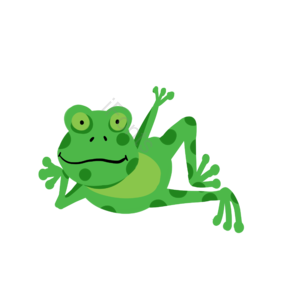 青蛙 clipart 手绘 插画 可爱 卡通 剪贴画 绿色