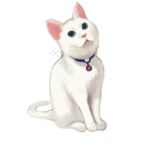 猫 猫咪 白色猫咪 宠物 动物 可爱 懒洋洋 元素