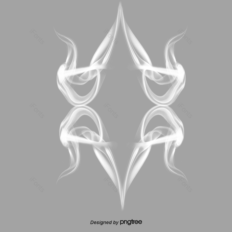 元素图片,抽象元素,白色PNG,白烟免抠素材