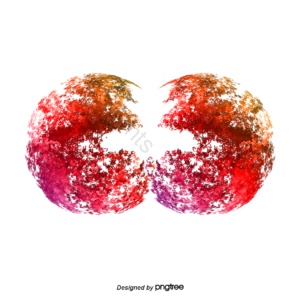 element abstract gradient smoke powder red smoke clipart