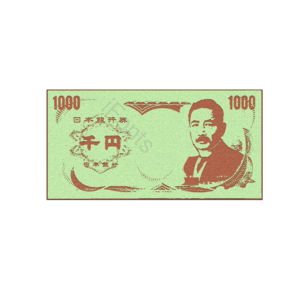 单色 绿色 日元 简约 元素