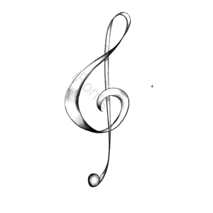 手绘 音乐 音乐符号 注意 音乐剪贴画 音乐图标