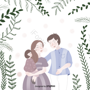 父母 孩子 亲子 温馨 简约 清新 活动 元素