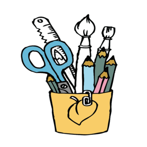 剪刀 办公用品 学校用品 尺子 文具 毛笔 笔 笔筒