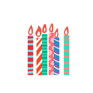 动画片 庆祝 手绘竽 插画用图 火焰 生日庆祝 生日蜡烛 蜡烛