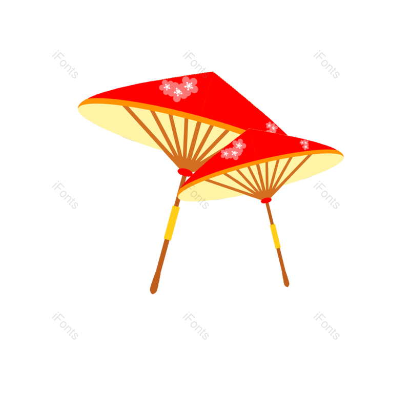 清新图片,日本元素,樱花PNG,动物免抠素材
