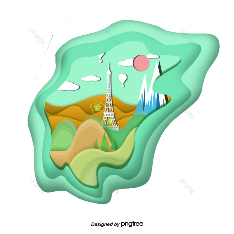 立体图片,东京铁塔元素,3DPNG,免抠素材