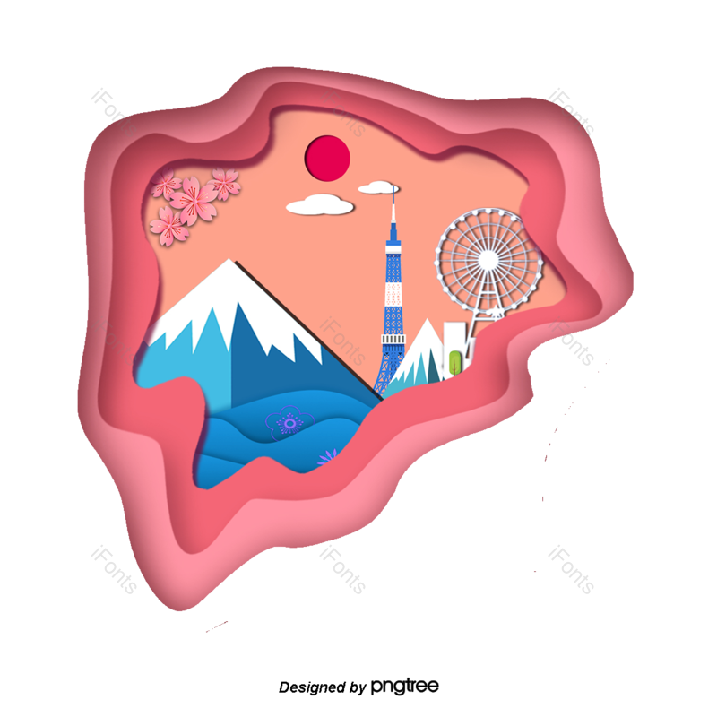 立体图片,东京铁塔元素,3DPNG,免抠素材